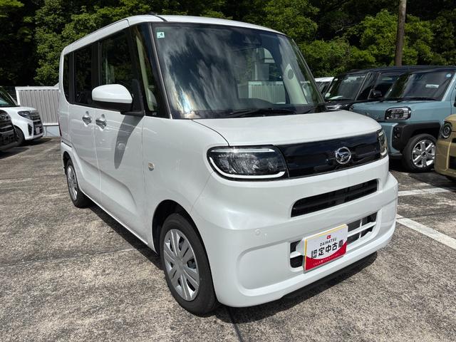 タントＸ１４インチフルホイールキャップ　フルＬＥＤヘッドランプ　オート格納式カラードドアミラー　左側パワースライドドア　ＴＦＴカラーマルチインフォメーションディスプレイ　フルファブリックシート（静岡県）の中古車
