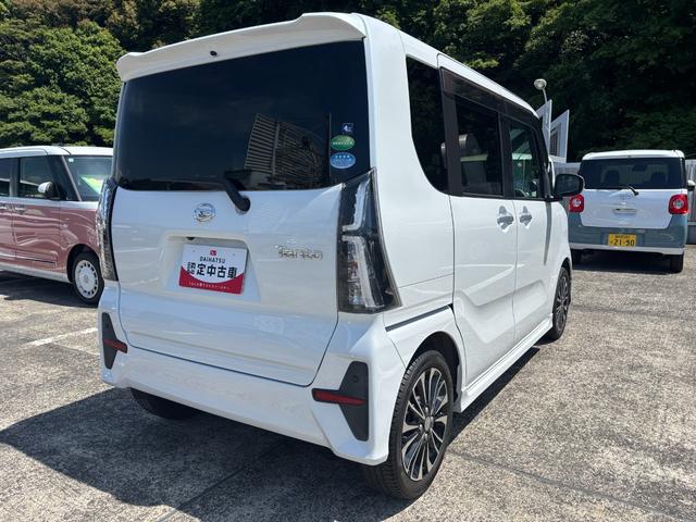 タントカスタムRS15インチアルミホイール キーフリーシステム プッシュボタンスタート オートエアコン(プッシュ式) フルLEDヘッドランプ オート格納式カラードドアミラー 本革巻ステアリングホイール(静岡県)の中古車