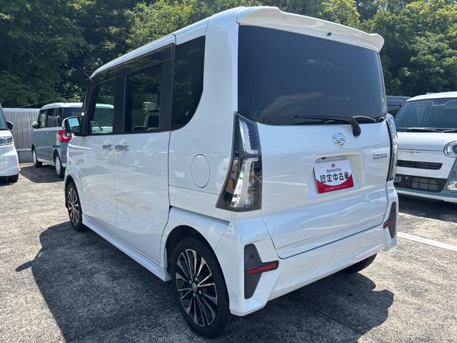 タントカスタムRS15インチアルミホイール キーフリーシステム プッシュボタンスタート オートエアコン(プッシュ式) フルLEDヘッドランプ オート格納式カラードドアミラー 本革巻ステアリングホイール(静岡県)の中古車