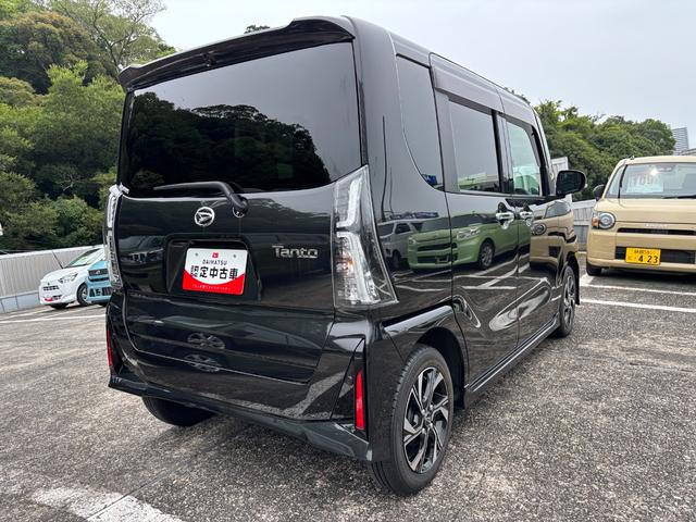 タントカスタムX14インチアルミホイール 大型エアロバンパー フルLEDヘッドランプ オート格納式カラードドアミラー 両側パワースライドドア キーフリーシステム プッシュボタンスタート(静岡県)の中古車