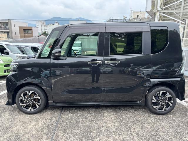 タントカスタムX14インチアルミホイール 大型エアロバンパー フルLEDヘッドランプ オート格納式カラードドアミラー 両側パワースライドドア キーフリーシステム プッシュボタンスタート(静岡県)の中古車