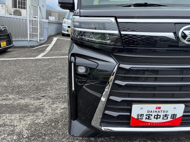 タントカスタムX14インチアルミホイール 大型エアロバンパー フルLEDヘッドランプ オート格納式カラードドアミラー 両側パワースライドドア キーフリーシステム プッシュボタンスタート(静岡県)の中古車