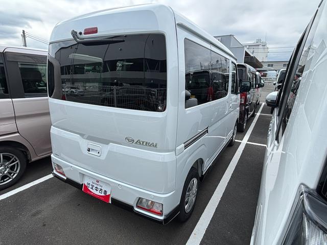 アトレーRS 雹害車12インチフルホイールキャップ オートエアコン キーフリーシステム スペアタイヤ LEDヘッドランプ パワースライドドア(両側)(静岡県)の中古車