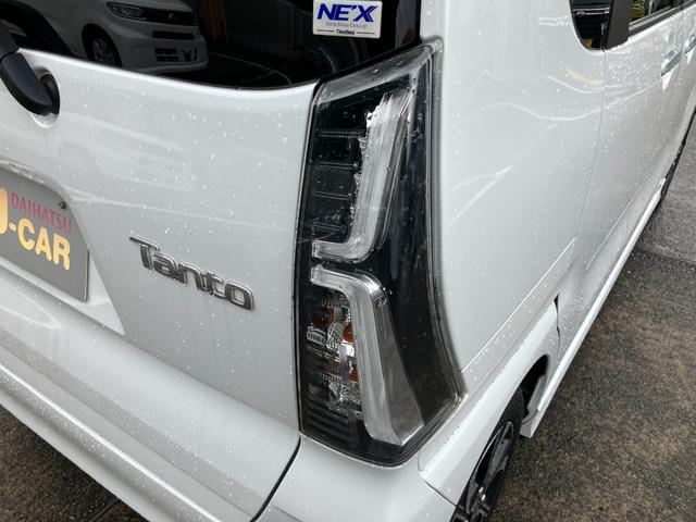 タントカスタムX14インチアルミホイール 大型エアロバンパー フルLEDヘッドランプ オート格納式カラードドアミラー 両側パワースライドドア キーフリーシステム プッシュボタンスタート(静岡県)の中古車