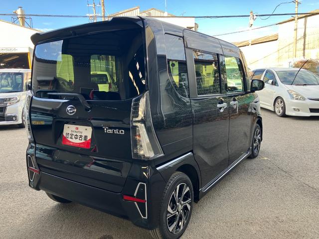 タントカスタムX軽自動車 両側電動スライドドア バックモニター LEDヘッドランプ LEDフォグランプ キーフリーシステム シートヒーター コーナーセンサー前後 14インチアルミホイール(和歌山県)の中古車