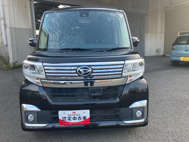 タントカスタムＸ　ＳＡII衝突被害軽減ブレーキ　衝突安全ボディ　ＬＥＤヘッドランプ　プッシュスタートボタン　オートエアコン　７インチナビ　バックカメラ左側パワースライドドア　ミラクルオープンドア　ＥＴＣ車載器（和歌山県）の中古車