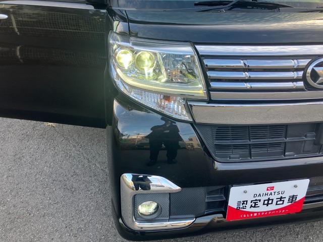 タントカスタムＸ　ＳＡII衝突被害軽減ブレーキ　衝突安全ボディ　ＬＥＤヘッドランプ　プッシュスタートボタン　オートエアコン　７インチナビ　バックカメラ左側パワースライドドア　ミラクルオープンドア　ＥＴＣ車載器（和歌山県）の中古車