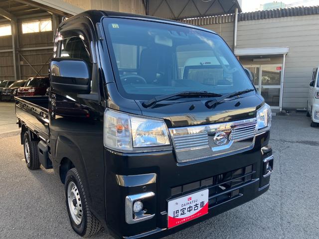 ハイゼットトラックＥＸＴ衝突被害軽減ブレーキ　衝突安全ボディ　プッシュスタートボタン　クリアランスソナー　ＣＤチューナー　マニュアルエアコン　電動格納ドアミラー　パワーウィンドウ　スマートキー荷室ランプ（和歌山県）の中古車