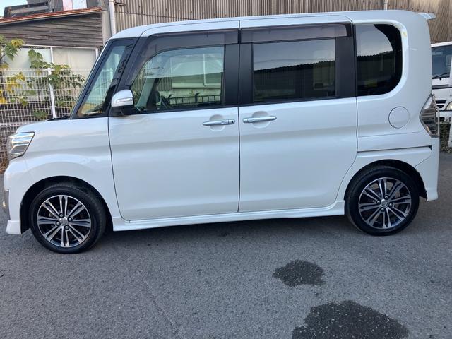 タントカスタムＲＳ　スマートセレクションＳＮ衝突被害軽減ブレーキ　衝突安全ボディ　ＬＥＤヘッドランプ　プッシュスタートボタン　両側パワースライドドア付　ＣＤチューナー　オートエアコン　ミラクルオープンドア　前席ベンチシート後席シートスライド（和歌山県）の中古車