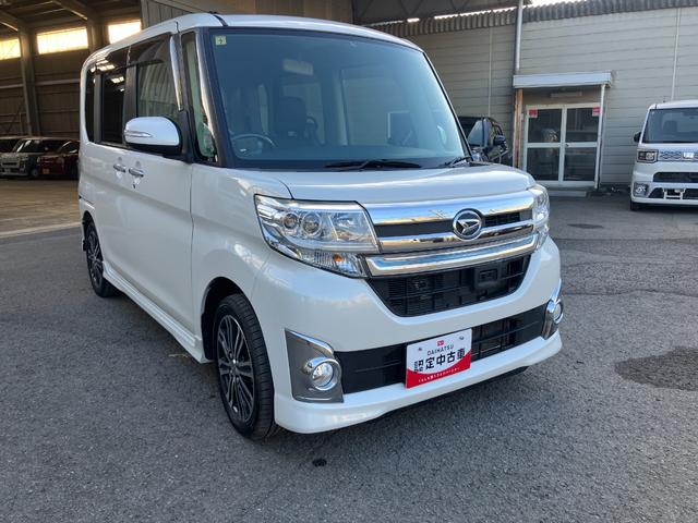 タントカスタムＲＳ　スマートセレクションＳＮ衝突被害軽減ブレーキ　衝突安全ボディ　ＬＥＤヘッドランプ　プッシュスタートボタン　両側パワースライドドア付　ＣＤチューナー　オートエアコン　ミラクルオープンドア　前席ベンチシート後席シートスライド（和歌山県）の中古車