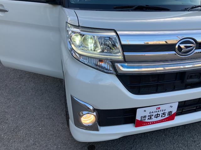 タントカスタムＲＳ　スマートセレクションＳＮ衝突被害軽減ブレーキ　衝突安全ボディ　ＬＥＤヘッドランプ　プッシュスタートボタン　両側パワースライドドア付　ＣＤチューナー　オートエアコン　ミラクルオープンドア　前席ベンチシート後席シートスライド（和歌山県）の中古車