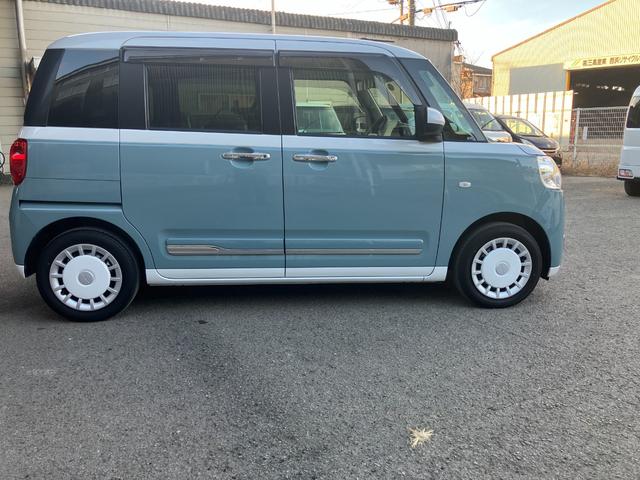 ムーヴキャンバスストライプスＧ衝突被害軽減ブレーキ　衝突安全ボディ　ＬＥＤヘッドランプ　クリアランスソナー　両側パワースライドドア　ディスプレイオーディオ　バックカメラ　シートヒーター　電動パーキング後席シートスライド（和歌山県）の中古車