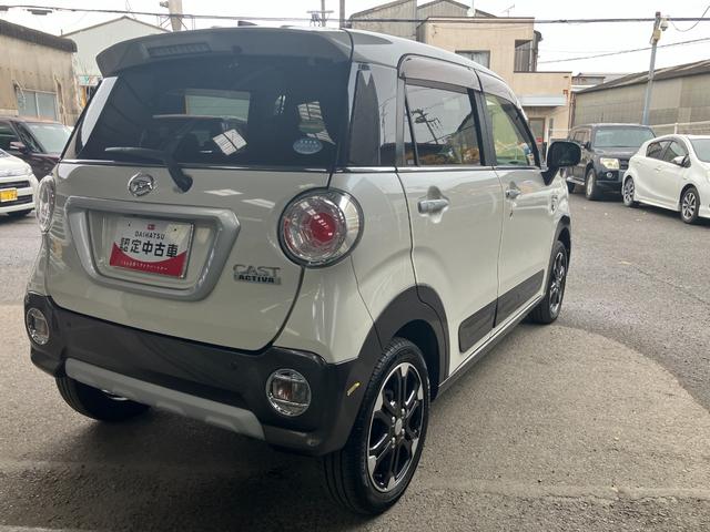 キャストアクティバG SAIII衝突被害軽減ブレーキ 衝突安全ボディ LEDヘッドランプ プッシュスタートボタン オートエアコン 7インチナビ パノラマ対応カメラ 後席シートスライド15インチアルミホイール(和歌山県)の中古車