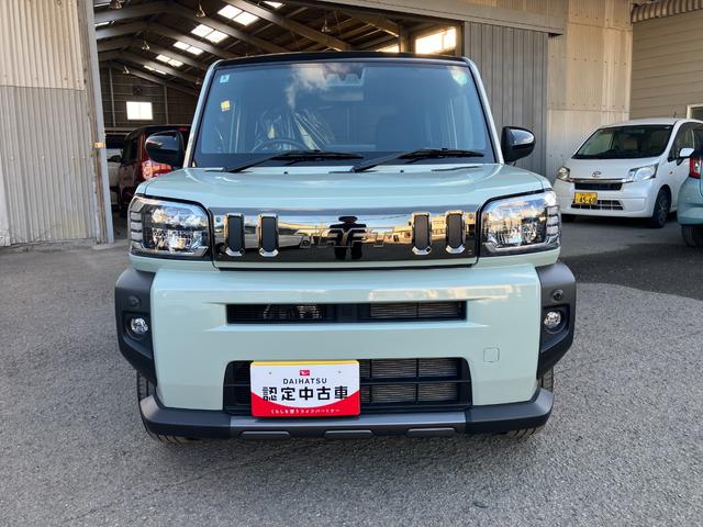 タフトＧターボ　ダーククロムベンチャー　ｅｃｏ　ＩＤＬＥレス軽自動車　衝突安全ボディ　衝突被害軽減ブレーキ　ＬＥＤヘッドランプ　プッシュスタートボタン　クリアランスソナー　ディスプレイオーディオ　バックカメラ　電動パーキング　シートヒーター　ガラスルーフ（和歌山県）の中古車