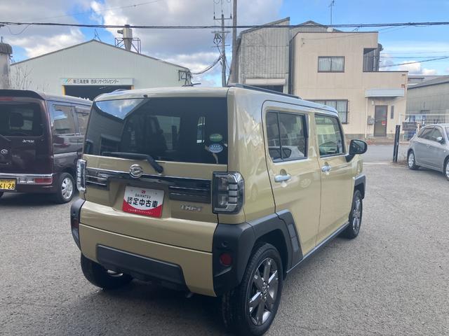 タフトＧターボ衝突安全ボディ　衝突被害軽減ブレーキ　ＬＥＤヘッドランプ　クリアランスソナー　シートヒーター　プッシュスタートボタン　電動パーキングブレーキ　１５インチアルミホイール　７インチナビ　バックカメラ（和歌山県）の中古車