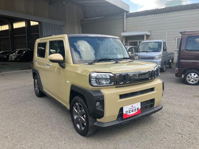 タフトＧターボ衝突安全ボディ　衝突被害軽減ブレーキ　ＬＥＤヘッドランプ　クリアランスソナー　シートヒーター　プッシュスタートボタン　電動パーキングブレーキ　１５インチアルミホイール　７インチナビ　バックカメラ（和歌山県）の中古車