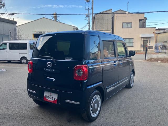 ムーヴキャンバスセオリーGターボターボ ワンオーナー 衝突被害軽減ブレーキ LEDヘッドランプ 両側パワースライドドア 7インチナビ バックカメラ シートヒーター アダプティブクルーズコントロール14インチフルホイールキャップ(和歌山県)の中古車