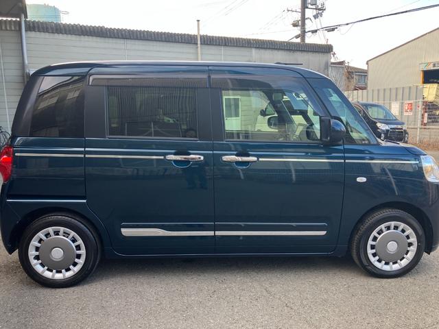 ムーヴキャンバスセオリーGターボターボ ワンオーナー 衝突被害軽減ブレーキ LEDヘッドランプ 両側パワースライドドア 7インチナビ バックカメラ シートヒーター アダプティブクルーズコントロール14インチフルホイールキャップ(和歌山県)の中古車