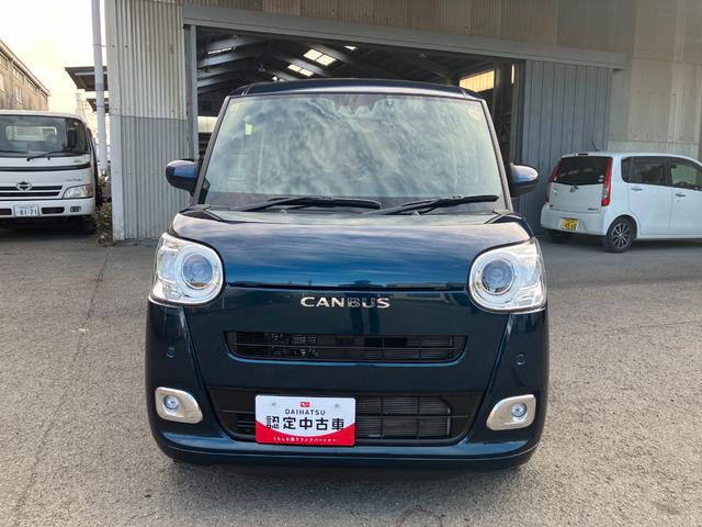 ムーヴキャンバスセオリーGターボターボ ワンオーナー 衝突被害軽減ブレーキ LEDヘッドランプ 両側パワースライドドア 7インチナビ バックカメラ シートヒーター アダプティブクルーズコントロール14インチフルホイールキャップ(和歌山県)の中古車