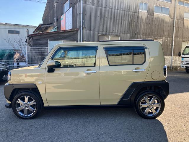 タフトＧターボ軽自動車　ガラスルーフ　ＬＥＤヘッドランプ　プッシュスタートボタン　電動パーキング　シートヒーター　オートライト　オートエアコンディスプレイオーディオ　パノラマ対応カメラ　１５インチアルミ（和歌山県）の中古車
