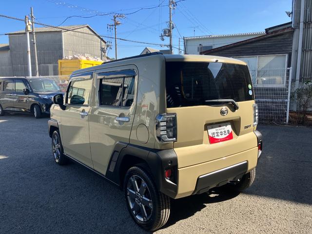 タフトＧターボ軽自動車　ガラスルーフ　ＬＥＤヘッドランプ　プッシュスタートボタン　電動パーキング　シートヒーター　オートライト　オートエアコンディスプレイオーディオ　パノラマ対応カメラ　１５インチアルミ（和歌山県）の中古車