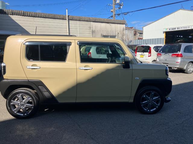 タフトＧターボ軽自動車　ガラスルーフ　ＬＥＤヘッドランプ　プッシュスタートボタン　電動パーキング　シートヒーター　オートライト　オートエアコンディスプレイオーディオ　パノラマ対応カメラ　１５インチアルミ（和歌山県）の中古車