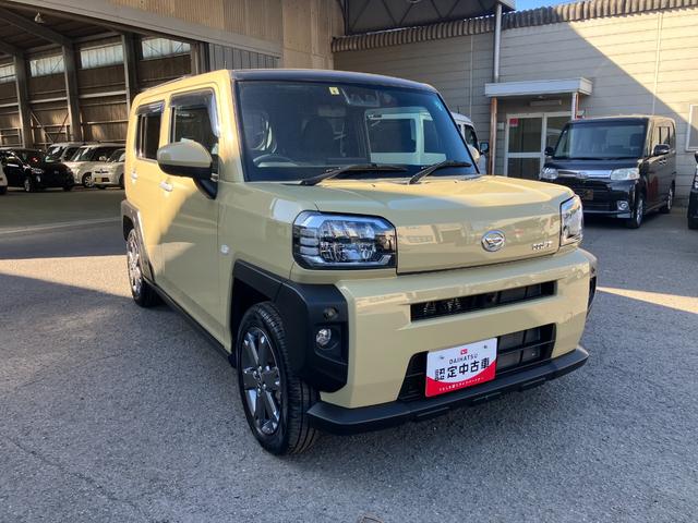 タフトＧターボ軽自動車　ガラスルーフ　ＬＥＤヘッドランプ　プッシュスタートボタン　電動パーキング　シートヒーター　オートライト　オートエアコンディスプレイオーディオ　パノラマ対応カメラ　１５インチアルミ（和歌山県）の中古車