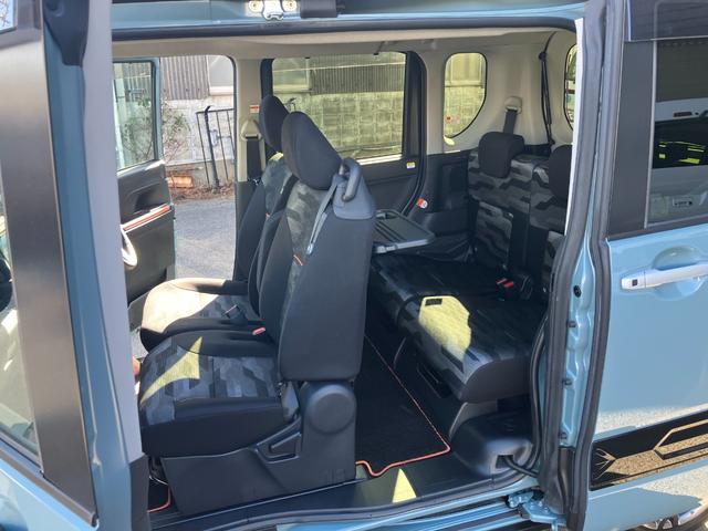 タントファンクロスターボ軽自動車　ワンオーナー　ＬＥＤヘッドランプ　プッシュスタートボタン　スマートキー　両側パワースライドドア　クリアランスソナー　オートライト　オートエアコン　７インチナビ　ＥＴＣ車載器　シートヒーター（和歌山県）の中古車