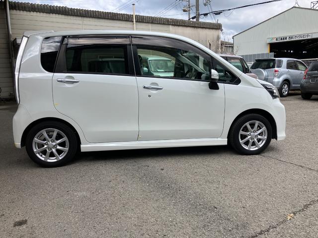 ムーヴカスタム　Ｘ　ＳＡ軽自動車　衝突安全ボディ衝突被害軽減ブレーキ　プッシュスタートボタン　ＬＥＤヘッドランプ　オートエアコン　ベンチシート７インチナビ　バックカメラ　１４インチアルミホイール　後席シートスライド（和歌山県）の中古車