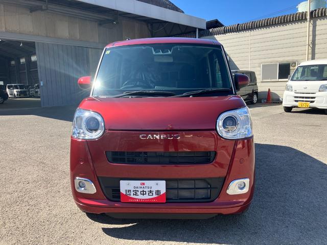 ムーヴキャンバスセオリーＧ軽自動車　衝突安全ボディ衝突被害軽減ブレーキ　ＬＥＤヘッドランプ　プッシュスタートボタン　オートエアコン　両側パワースライドドア　１４インチフルホイールキャップ　ナビ　バックカメラ　電動パーキング（和歌山県）の中古車