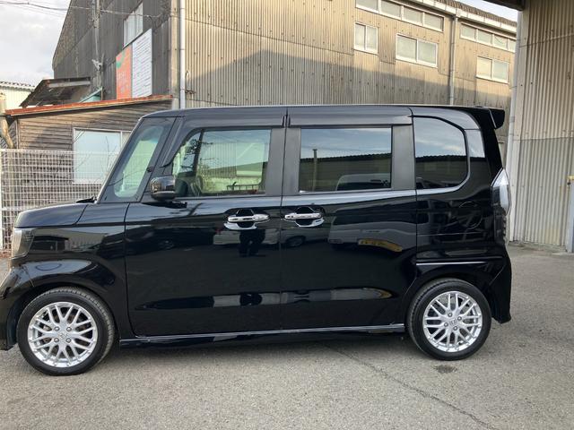 Ｎ−ＢＯＸカスタムＬターボ軽自動車　衝突安全ボディ衝突被害軽減ブレーキ　プッシュスタートボタン　両側パワースライドドア　オートエアコン　ナビ　バックカメラ　アダプティブクルーズコントロール　１５インチアルミ（和歌山県）の中古車