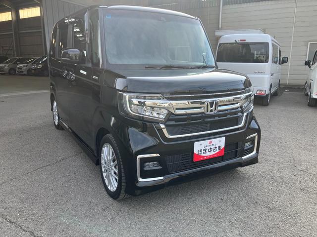 Ｎ−ＢＯＸカスタムＬターボ軽自動車　衝突安全ボディ衝突被害軽減ブレーキ　プッシュスタートボタン　両側パワースライドドア　オートエアコン　ナビ　バックカメラ　アダプティブクルーズコントロール　１５インチアルミ（和歌山県）の中古車