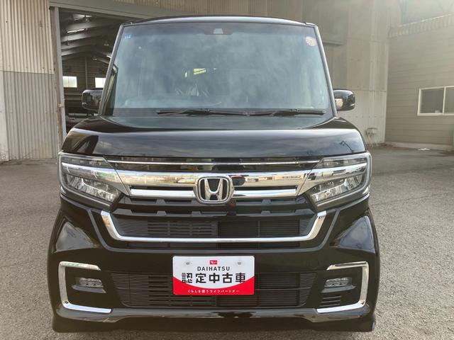 Ｎ−ＢＯＸカスタムＬターボ軽自動車　衝突安全ボディ衝突被害軽減ブレーキ　プッシュスタートボタン　両側パワースライドドア　オートエアコン　ナビ　バックカメラ　アダプティブクルーズコントロール　１５インチアルミ（和歌山県）の中古車