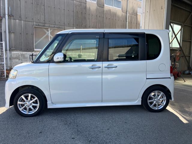 タントG軽自動車 衝突安全ボディ トップシェイドガラス スマートキー 左側パワースライドドア 社外ナビ 社外ETC車載器ミラクルオープンドア 14インチアルミホイール(和歌山県)の中古車