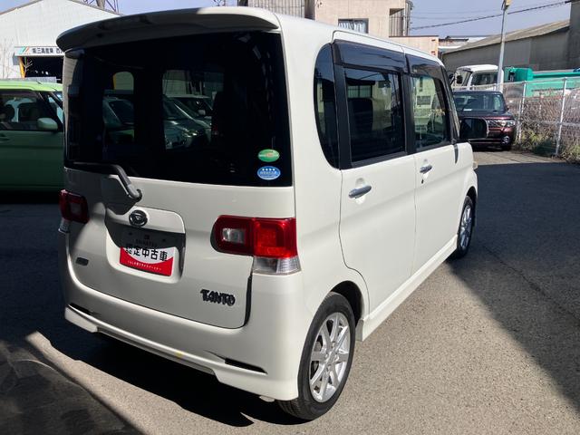 タントG軽自動車 衝突安全ボディ トップシェイドガラス スマートキー 左側パワースライドドア 社外ナビ 社外ETC車載器ミラクルオープンドア 14インチアルミホイール(和歌山県)の中古車