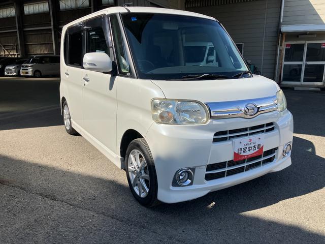 タントG軽自動車 衝突安全ボディ トップシェイドガラス スマートキー 左側パワースライドドア 社外ナビ 社外ETC車載器ミラクルオープンドア 14インチアルミホイール(和歌山県)の中古車