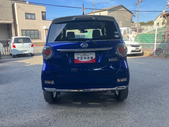 キャストスタイルＧ　ターボ　ＳＡII軽自動車　衝突安全ボディ衝突被害軽減ブレーキ　プッシュスタートボタン　スマートキー　オートエアコン　７インチ社外ナビ　社外ＥＴＣ車載器　オートエアコン　バックカメラ　１５インチアルミ（和歌山県）の中古車