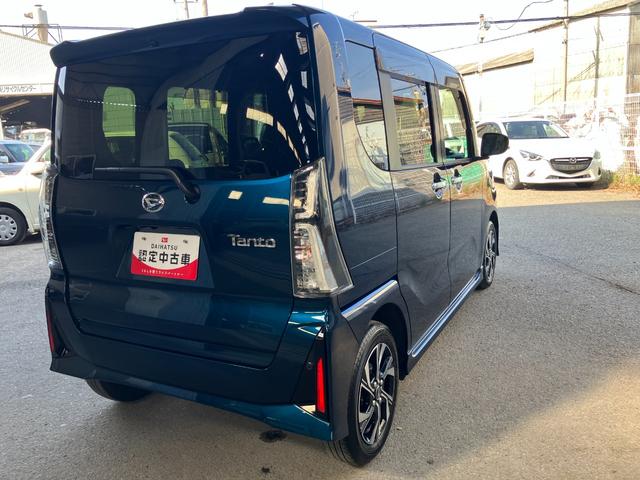 タントカスタムＸ軽自動車　ワンオーナー　純正７インチナビ　パノラマモニター　ドライブレコーダー　ＥＴＣ車載器　シートヒーター　両側パワースライドドア　ＬＥＤヘッドランプ　ＬＥＤフォグランプ　１４インチアルミホイール（和歌山県）の中古車