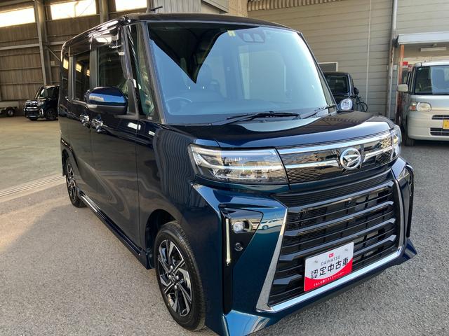 タントカスタムＸ軽自動車　ワンオーナー　純正７インチナビ　パノラマモニター　ドライブレコーダー　ＥＴＣ車載器　シートヒーター　両側パワースライドドア　ＬＥＤヘッドランプ　ＬＥＤフォグランプ　１４インチアルミホイール（和歌山県）の中古車