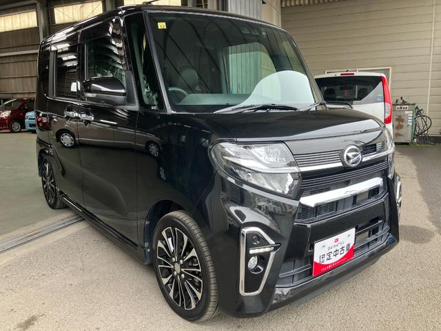 タントカスタムＲＳ軽自動車　ターボ　ワンオーナー　衝突安全ボディ　衝突被害軽減ブレーキ　純正９インチナビ　パノラマモニター　ＥＴＣ車載器　ドライブレコーダー　両側パワースライドドア　１５インチアルミホイール（和歌山県）の中古車