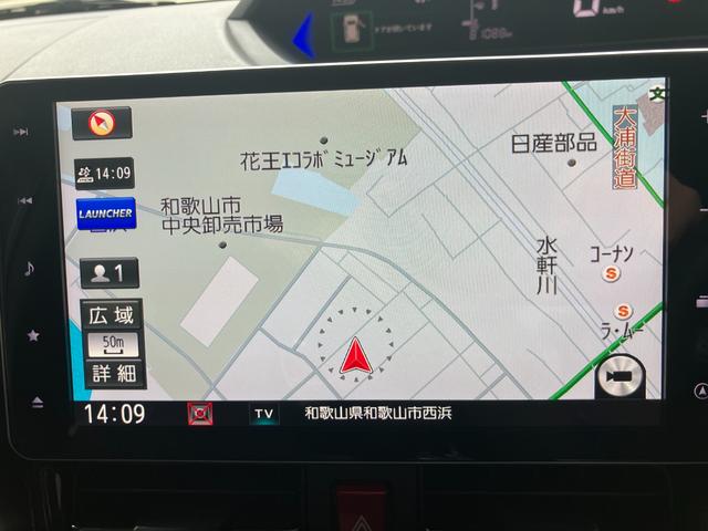 タントカスタムＲＳ軽自動車　ターボ　ワンオーナー　衝突安全ボディ　衝突被害軽減ブレーキ　純正９インチナビ　パノラマモニター　ＥＴＣ車載器　ドライブレコーダー　両側パワースライドドア　１５インチアルミホイール（和歌山県）の中古車