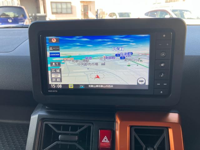 タフトＧターボ軽自動車　ワンオーナー　ガラスルーフ　クルーズコントロール　ＬＥＤヘッドランプ　シートヒーター　純正７インチナビ　バックモニター　ＥＴＣ車載器　ドライブレコーダー　１５インチアルミホイール（和歌山県）の中古車