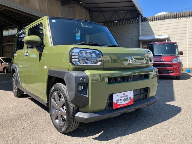 タフトＧターボ軽自動車　ワンオーナー　プッシュスタートボタン　衝突被害軽減ブレーキ　オートエアコン　シートヒーター　スマートキー　ディスプレイオーディオ　パノラマモニター　１５インチアルミホイール（和歌山県）の中古車