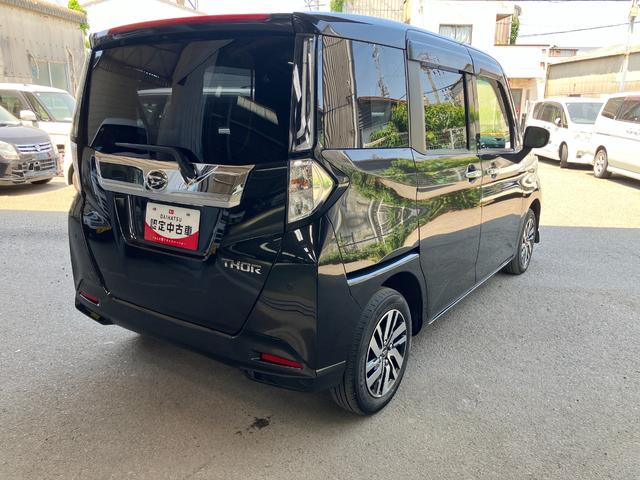 トールカスタムG登録車 衝突安全ボディ衝突被害軽減ブレーキ プッシュスタートボタン 両側パワースライドドア スマートキー クリアランスソナー 9インチナビ パノラマ対応カメラ ドラレコ シートヒーター(和歌山県)の中古車