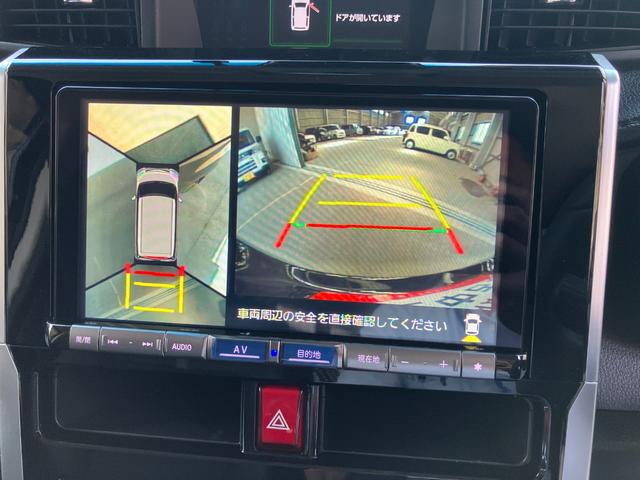 トールカスタムG登録車 衝突安全ボディ衝突被害軽減ブレーキ プッシュスタートボタン 両側パワースライドドア スマートキー クリアランスソナー 9インチナビ パノラマ対応カメラ ドラレコ シートヒーター(和歌山県)の中古車