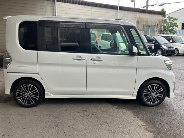 タントカスタムＲＳ　スマートセレクションＳＡ軽自動車　衝突被害軽減ブレーキ　スマートキー　オートエアコン　両側パワースライドドア　純正８インチナビ　バックモニター　ＥＴＣ車載器　ドライブレコーダー　ＬＥＤヘッドランプ　１５インチアルミホイール（和歌山県）の中古車