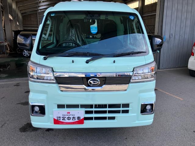 ハイゼットトラックジャンボエクストラ軽自動車 衝突安全ボディ 衝突被害軽減ブレーキ プッシュスタートボタン LEDヘッドランプ パワーウィンドウ 4WD 5MT ドライブレコーダー 7インチナビ バックモニター スマートインナーミラー(和歌山県)の中古車