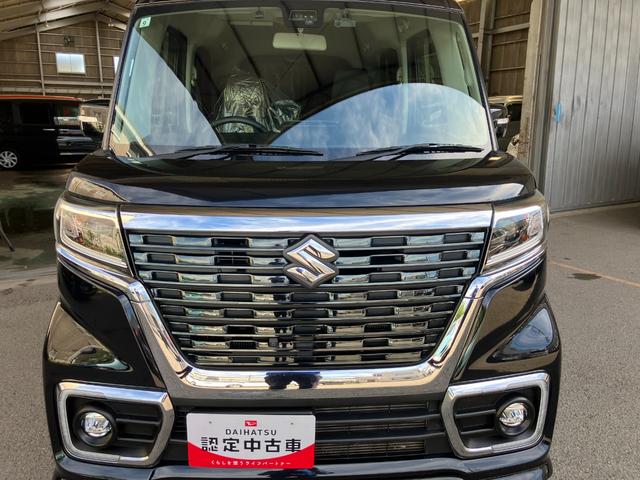 スペーシアカスタムハイブリッドXSターボ軽自動車 衝突安全ボディ 衝突被害軽減ブレーキ プッシュスタートボタン 両側電動スライドドア オートエアコン 純正ナビ パノラマ対応カメラ シートヒーター ETC車載器 ドライブレコーダー(和歌山県)の中古車