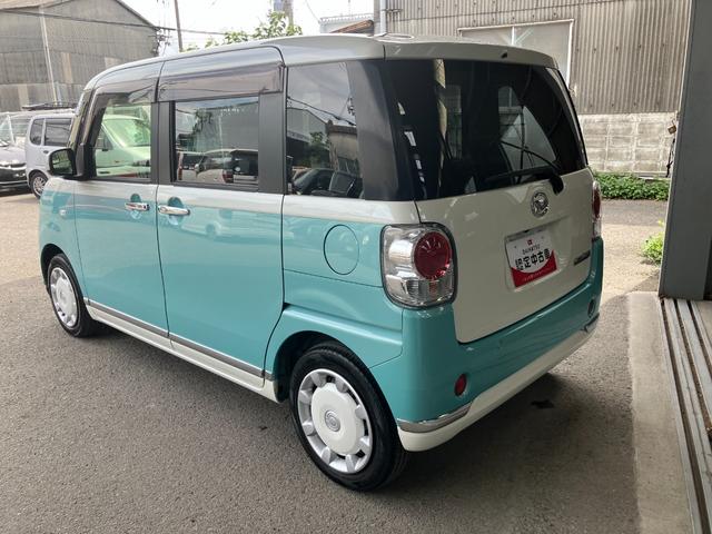 ムーヴキャンバスGメイクアップリミテッド SAIII軽自動車 衝突安全ボディ 衝突被害軽減ブレーキ プッシュスタートボタン オートライト オートエアコン 7インチ純正ナビ パノラマモニター 両側電動スライドドア LEDヘッドランプ LEDフォグランプ(和歌山県)の中古車