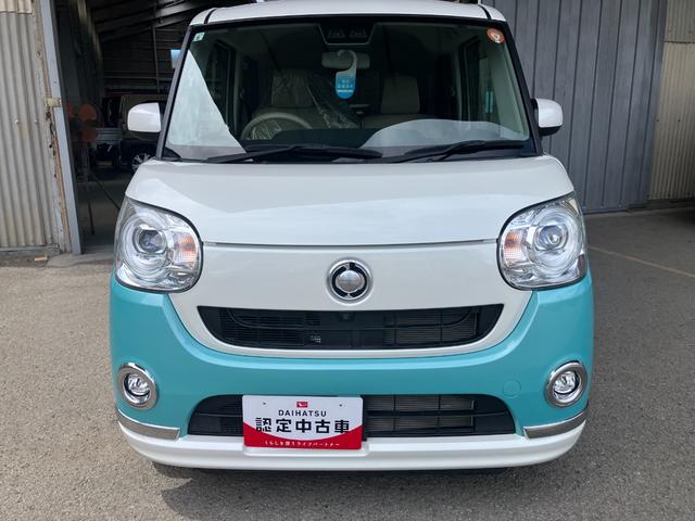 ムーヴキャンバスGメイクアップリミテッド SAIII軽自動車 衝突安全ボディ 衝突被害軽減ブレーキ プッシュスタートボタン オートライト オートエアコン 7インチ純正ナビ パノラマモニター 両側電動スライドドア LEDヘッドランプ LEDフォグランプ(和歌山県)の中古車